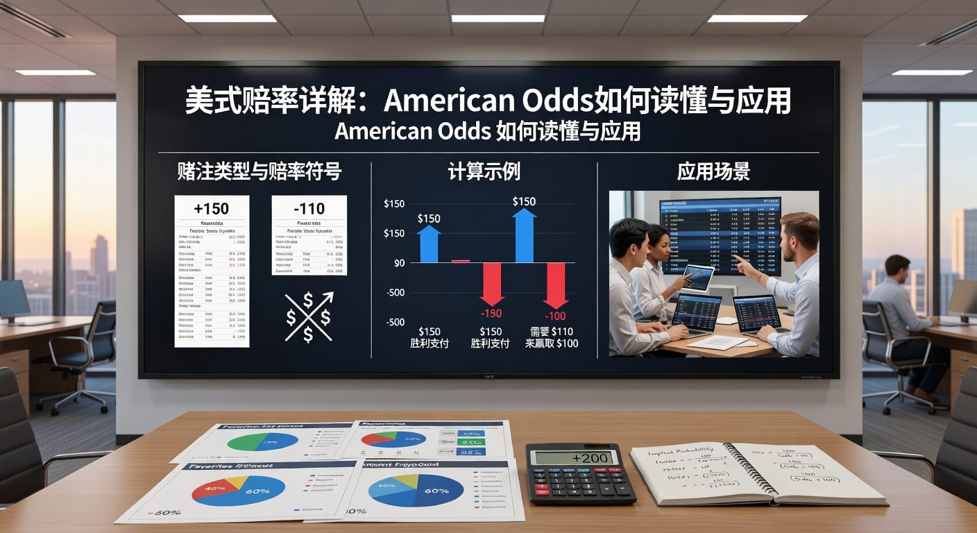 美式赔率 american odds 解析：规则、换算与实战判断