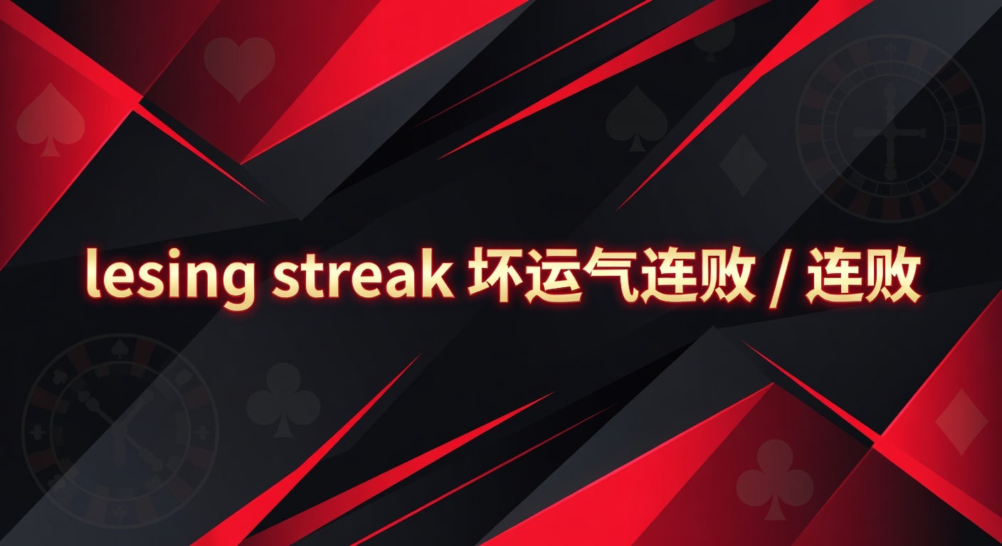 losing streak 坏运气连败：连败走势与投注技巧